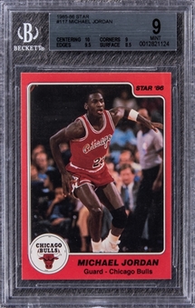 1985-86 Star #117 Michael Jordan Rookie Card – BGS MINT 9